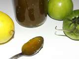 Confiture de tomates vertes aux citrons