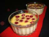 Crème au thé aux fruits rouges et aux framboises