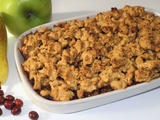 Crumble aux cenelles, poires et spéculoos