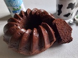 Gâteau au lait chaud et au chocolat