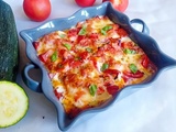 Gratin de courgettes, tomates et mozzarella au Airfryer