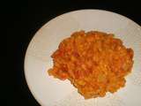 Lentilles corail aux tomates et au curry