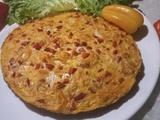 Omelette Sri Lankaise (carotte, oignon et poivron)