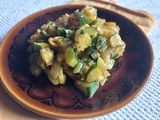 Poêlée de courgettes à la persane