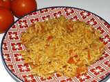 Riz pilaf tomate paprika