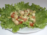 Salade aux avocats, tomates et mozzarella (recette express et sans cuisson)