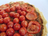 Tarte au caviar d’aubergine et aux tomates