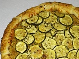 Tarte aux courgettes et au pesto