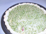 Tarte aux petits pois, Vache qui rit et lardons