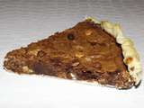 Tarte brownie aux 3 chocolats