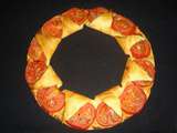 Tarte couronne aux tomates et à la moutarde (diy)