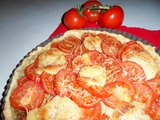 Tarte tomate et crottin de chèvre