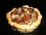 Tartelette poire-chocolat amandine