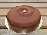 Entremet cacahuète – chocolat noir – caramel