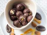 Chocolats noisettes et orange confite