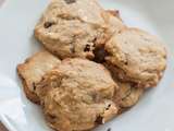 Cookies amandes, chocolats blanc et noir