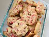 Cookies aux pralines roses