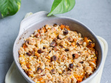 Crumble de légumes d’automne à la fêta et noisettes