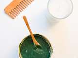 Masque hydratant pour cheveux à la spiruline