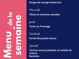 Menu de la semaine du 16 Décembre #06