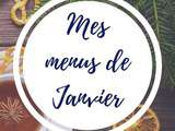 Menus du mois de janvier