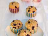 Muffins croustillants aux cranberries