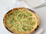 Quiche aux épinards et truite fumée