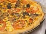 Quiche tomate sardines