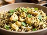 Riz et lentilles à l’indienne