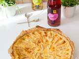 Tarte aux pommes, amande et au mascarpone