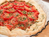 Tarte thym & tomates