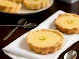 Tartelettes noisettes et citron