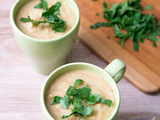 Velouté tout doux de lentilles corail au lait de coco