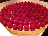 Tarte aux framboises