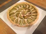 Tarte Courgettes - Chevre - pommes