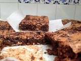 Brownie pistaches amandes