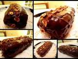 Cake fondant chocolat-noisettes