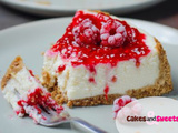 Cheesecake au fromage à pâte molle et coulis de fruits rouges