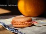 Macarons orange curd