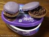 Macarons Philadelphia Milka et chocolat croquant