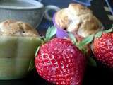 Muffins aux fraises