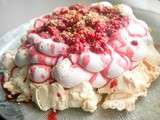 Pavlova à la framboise