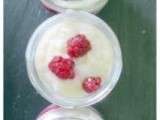 Riz au lait aux framboises