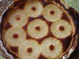 Tarte ananas noix de coco