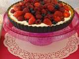 Tarte aux fruits rouges