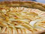 Tarte aux pommes et miel de tilleul