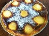 Tarte poires au sirop et amandes