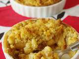 Tartelettes crumble aux pommes, cannelle et caramel