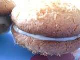 Whoopies coco et chocolat blanc