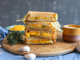 Sandwich au fromage grillé ▷ sandwich au fromage croustillant